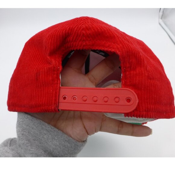 San Francisco 49ers Red Corduroy Snap Back Hat - Picture 15 of 15